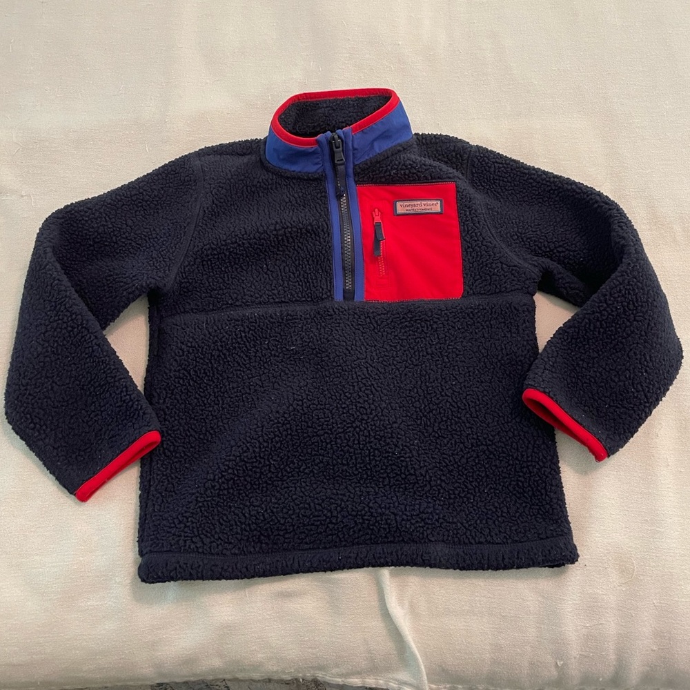 Vineyard Vines Boys Sherpa Fleece size 6